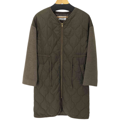 ルクールブラン le.coeur blanc 袖切替ヴィンテージキルティングコート レディース  38